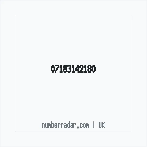 Reverse number check for +44 7183 142180 — who called me?