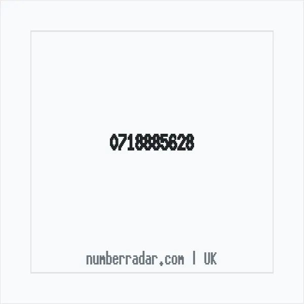 Reverse number check for +44 718885628 — who called me?