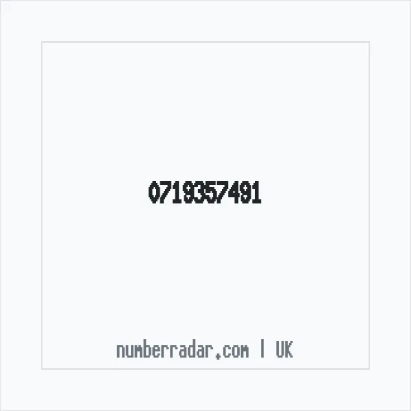 Reverse number check for +44 719357491 — who called me?