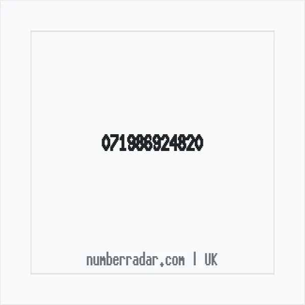 Reverse number check for +44 (7198) 692-482 — who called me?