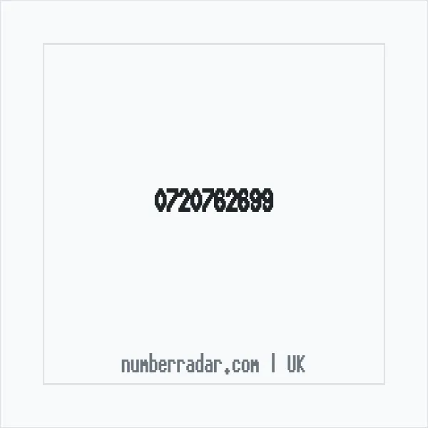 Reverse number check for +44 720762699 — who called me?