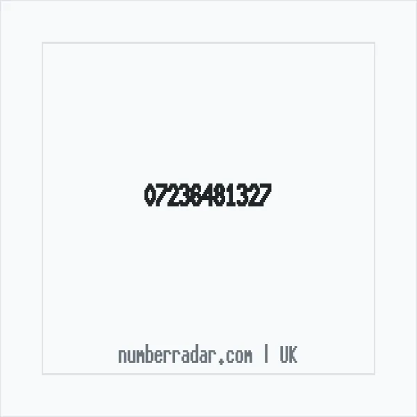 Reverse number check for +44 7236 481327 — who called me?