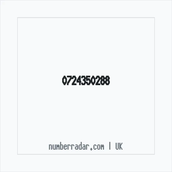 Reverse number check for +44 724350288 — who called me?