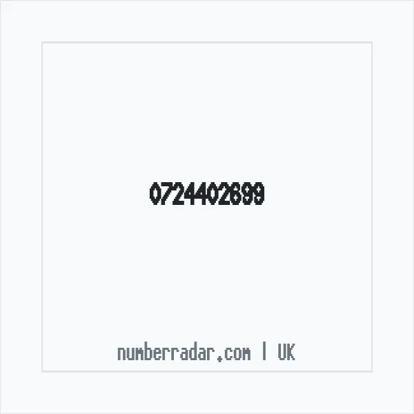 Reverse number check for +44 724402699 — who called me?
