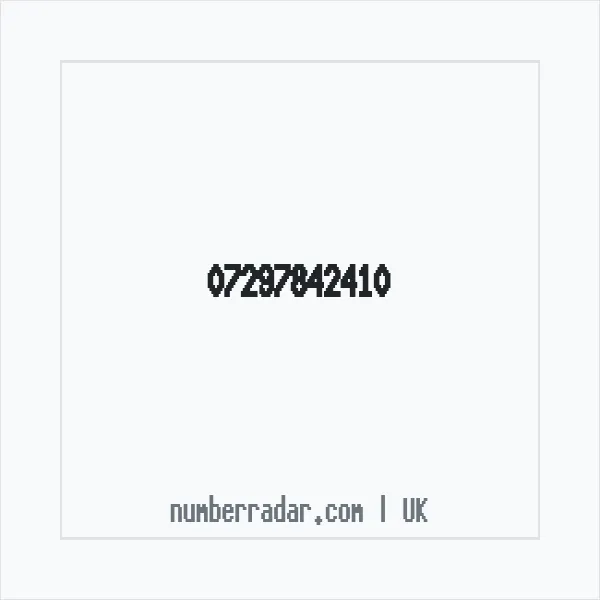 Reverse number check for +44 7297 842410 — who called me?