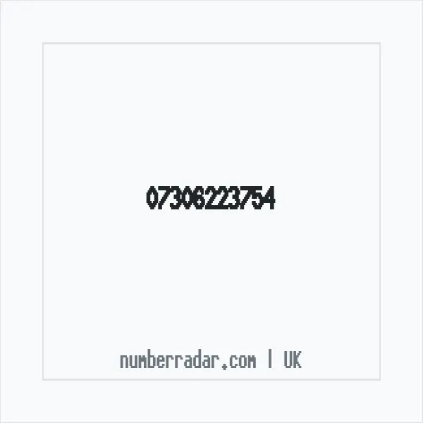 Reverse number check for +44 7306 223754 — who called me?