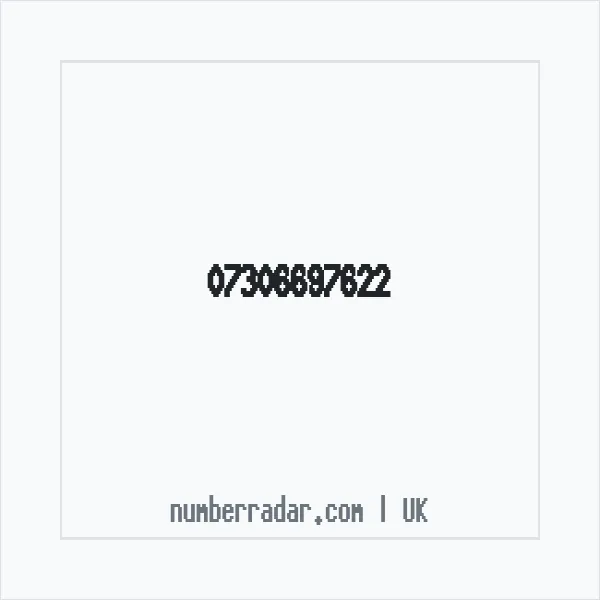 Reverse number check for +44 7306 697622 — who called me?