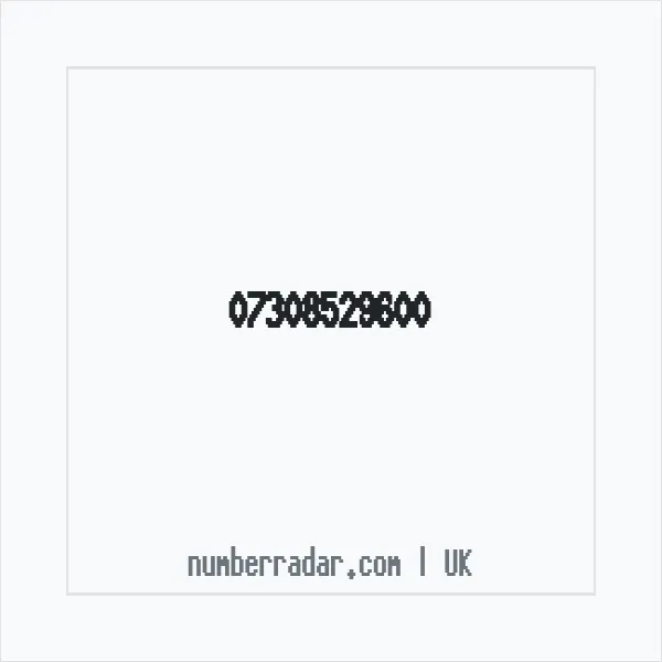 Reverse number check for +44 7308 529600 — who called me?