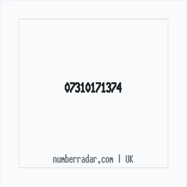 Reverse number check for +44 7310 171374 — who called me?
