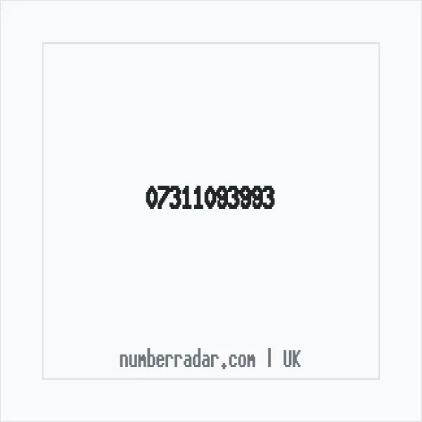 Reverse number check for +44 7311 093993 — who called me?