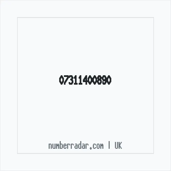 Reverse number check for +44 7311 400890 — who called me?