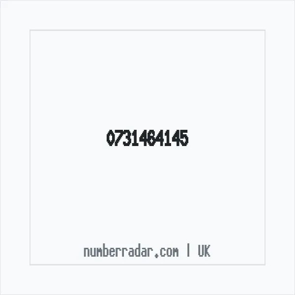 Reverse number check for +44 731464145 — who called me?