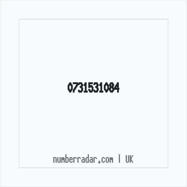 Reverse number check for +44 731531084 — who called me?