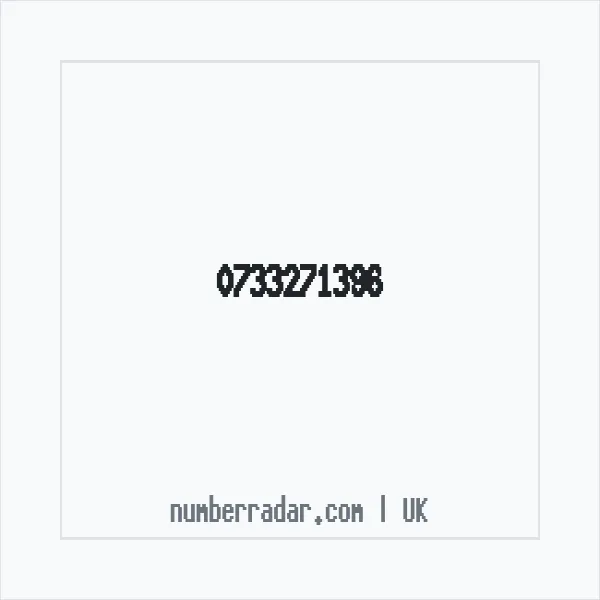 Reverse number check for +44 733271396 — who called me?