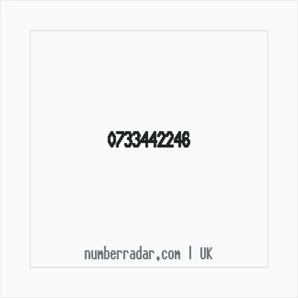 Reverse number check for +44 733442246 — who called me?