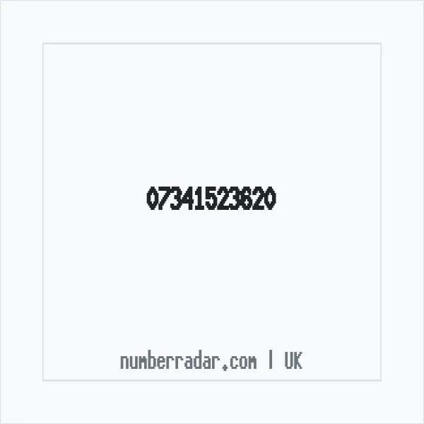 Reverse number check for +44 7341 523620 — who called me?