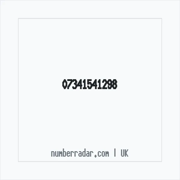 Reverse number check for +44 7341 541298 — who called me?
