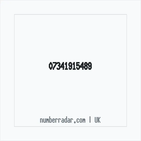 Reverse number check for +44 7341 915489 — who called me?