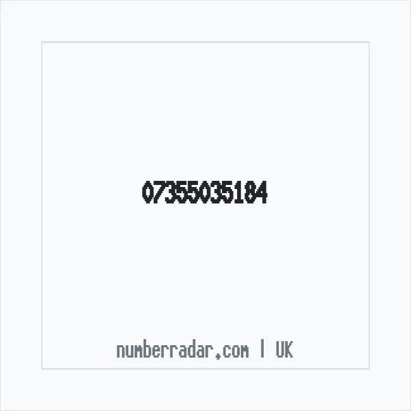 Reverse number check for +44 7355 035184 — who called me?