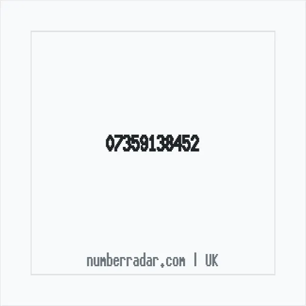 Reverse number check for +44 7359 138452 — who called me?