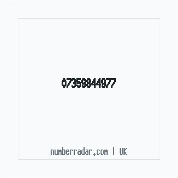 Reverse number check for +44 7359 844977 — who called me?