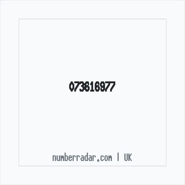 Reverse number check for +44 73616977 — who called me?
