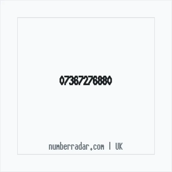 Reverse number check for +44 7367 276880 — who called me?