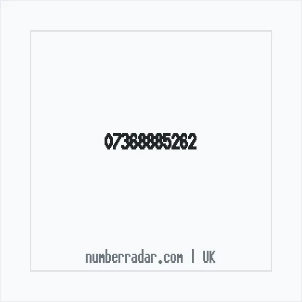 Reverse number check for +44 7368 885262 — who called me?
