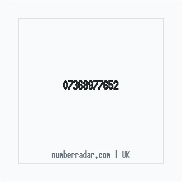 Reverse number check for +44 7368 977652 — who called me?