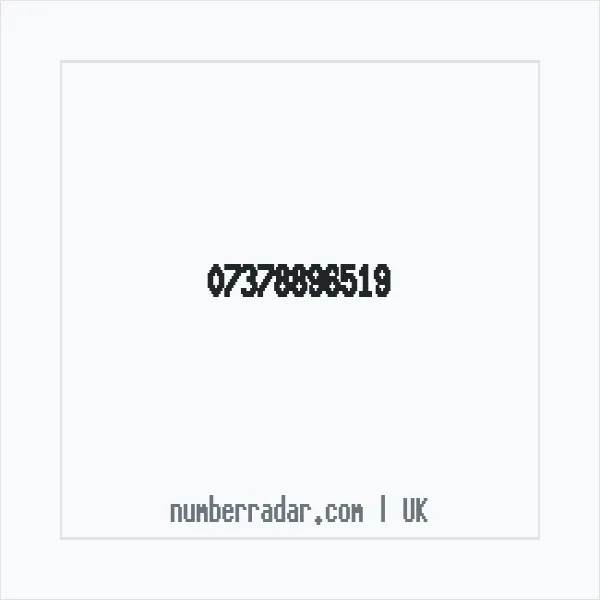 Reverse number check for +44 7378 896519 — who called me?