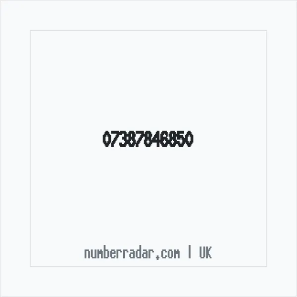 Reverse number check for +44 7387 846850 — who called me?