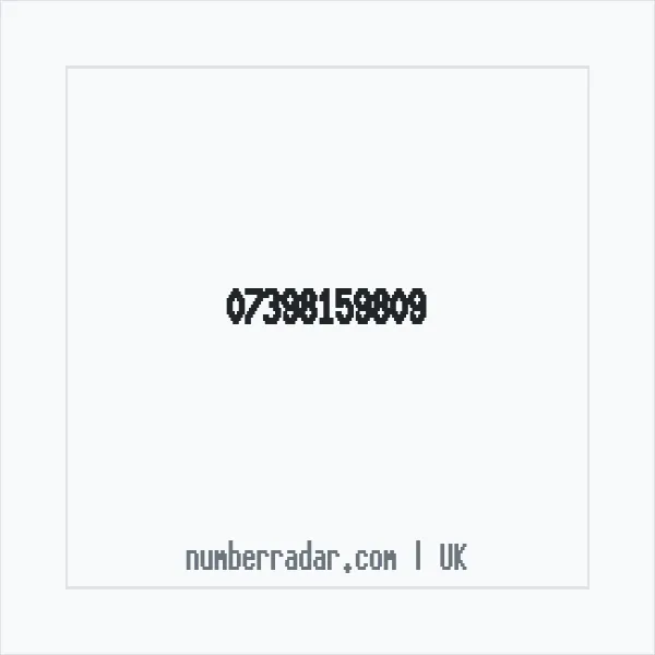 Reverse number check for +44 7398 159809 — who called me?