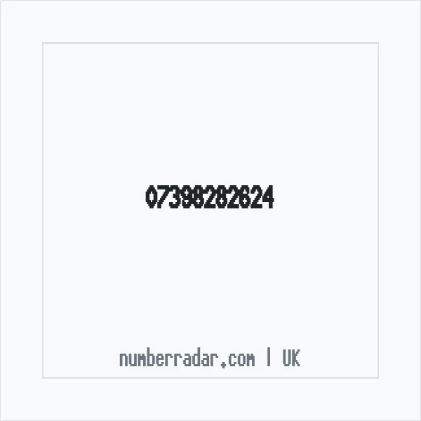 Reverse number check for +44 7398 282624 — who called me?