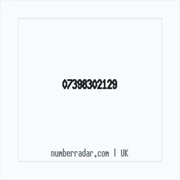 Reverse number check for +44 7398 302129 — who called me?