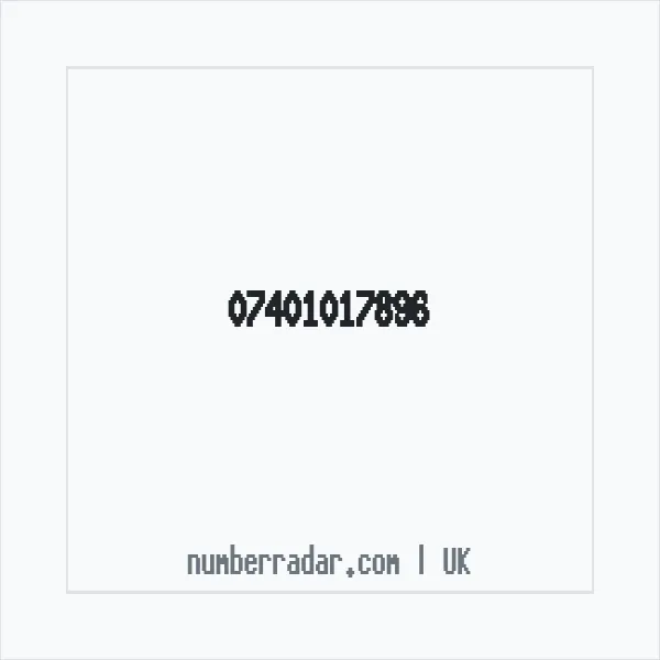 Reverse number check for +44 7401 017896 — who called me?