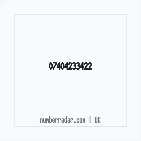 Reverse number check for +44 7404 233422 — who called me?