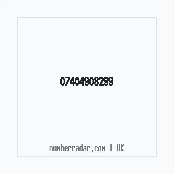 Reverse number check for +44 7404 908299 — who called me?