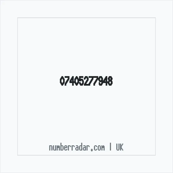 Reverse number check for +44 7405 277948 — who called me?
