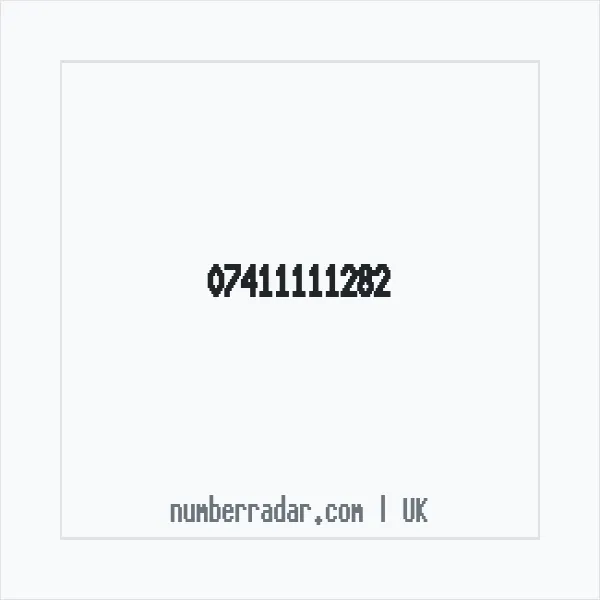 Reverse number check for +44 7411 111282 — who called me?