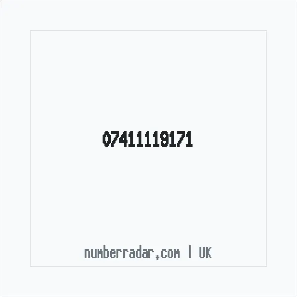 Reverse number check for +44 7411 119171 — who called me?