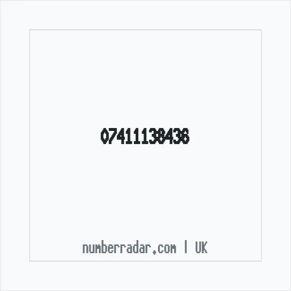Reverse number check for +44 7411 138436 — who called me?