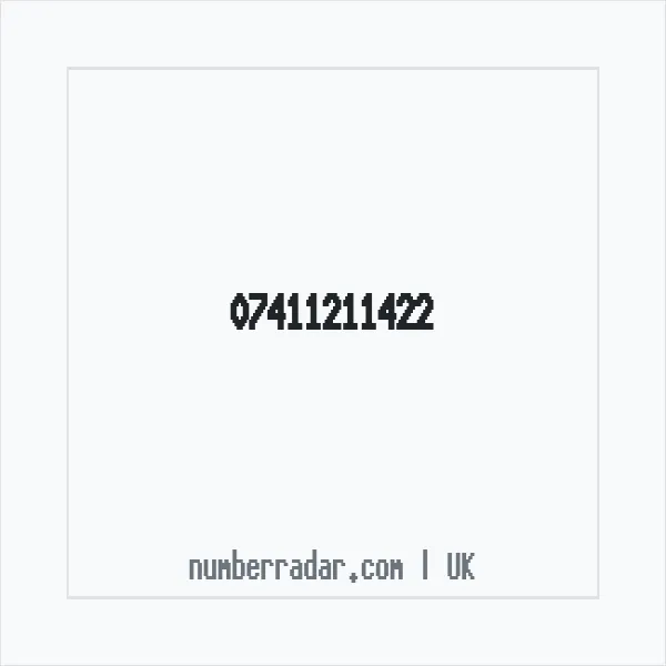 Reverse number check for +44 7411 211422 — who called me?