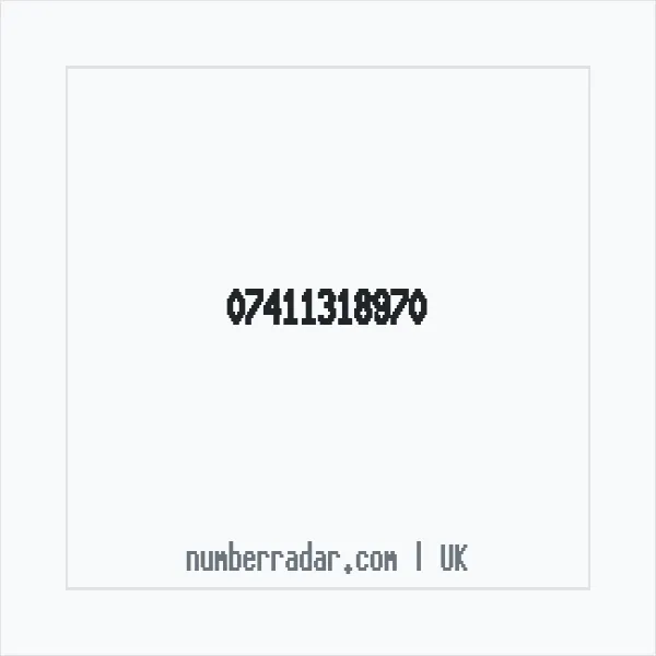 Reverse number check for +44 7411 318970 — who called me?