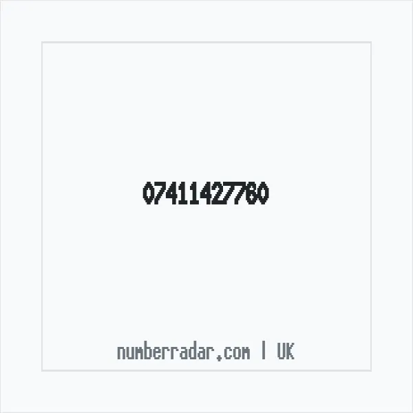 Reverse number check for +44 7411 427760 — who called me?