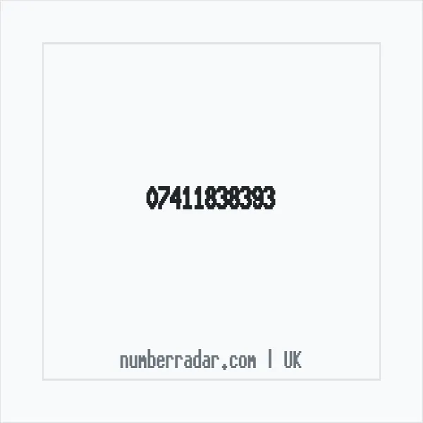 Reverse number check for +44 7411 838393 — who called me?