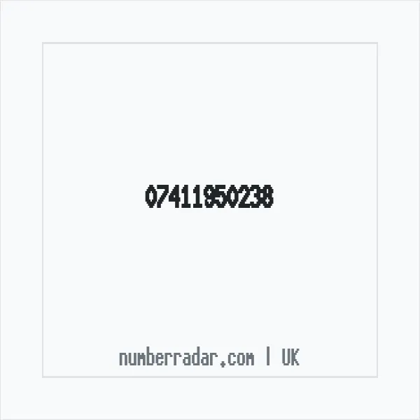 Reverse number check for +44 7411 950238 — who called me?