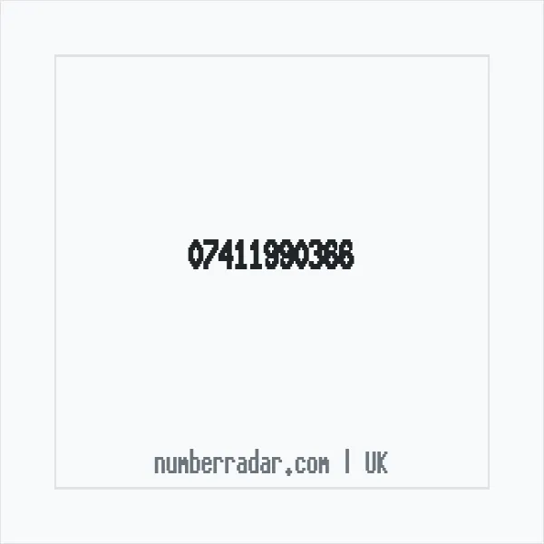 Reverse number check for +44 7411 990366 — who called me?