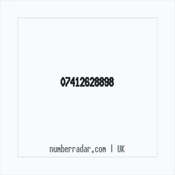 Reverse number check for +44 7412 628898 — who called me?