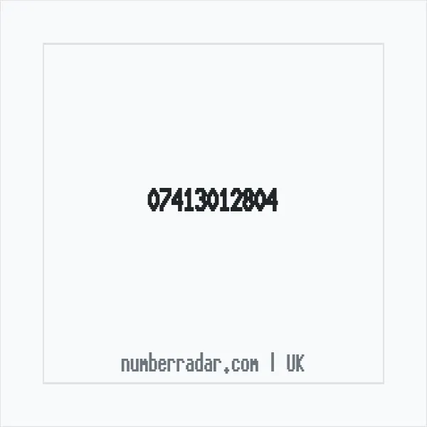 Reverse number check for +44 7413 012804 — who called me?