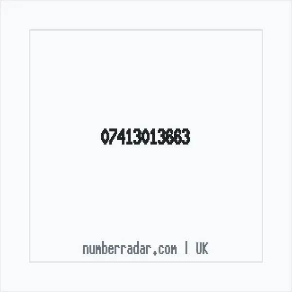 Reverse number check for +44 7413 013663 — who called me?